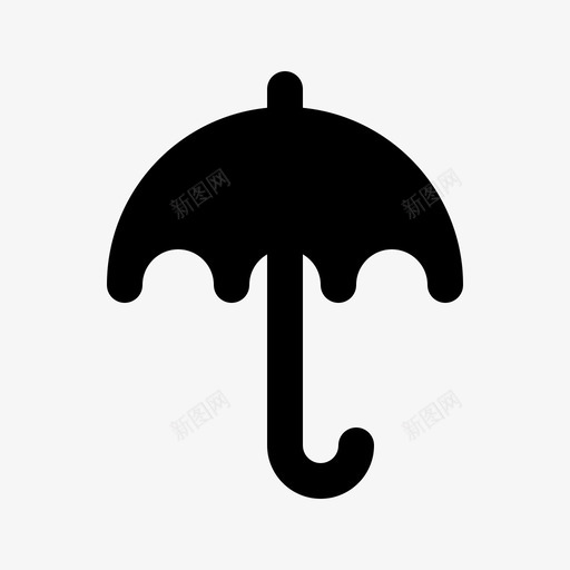 伞大气预报图标svg_新图网 https://ixintu.com 伞 大气 大气状况 天气 雨 预报