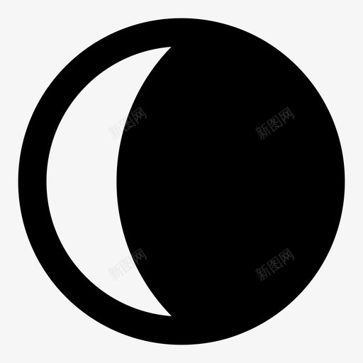 月亮圆相位图标svg_新图网 https://ixintu.com 三 圆 月亮 相位 阶段