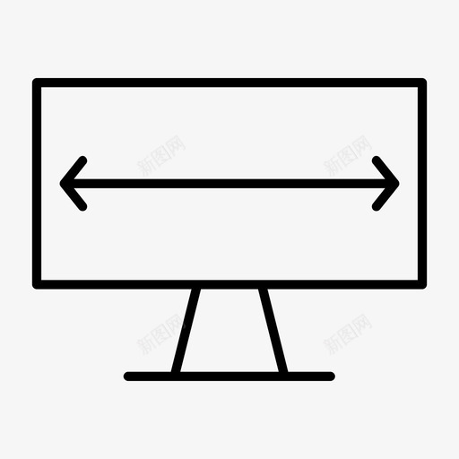 监视器屏幕定义显示图标svg_新图网 https://ixintu.com 定义 显示 监视器屏幕 硬件 高