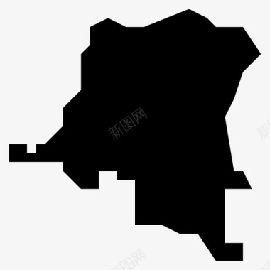 刚果民主共和国非洲dr图标图标