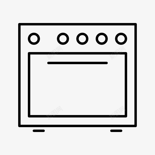 炉灶烹饪食物图标svg_新图网 https://ixintu.com 厨房 炉灶 烹饪 食物 餐厅 饭菜