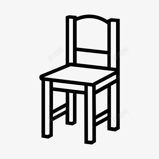 椅子儿童装饰图标svg_新图网 https://ixintu.com 儿童 宜家 家具 家居家具 椅子 装饰