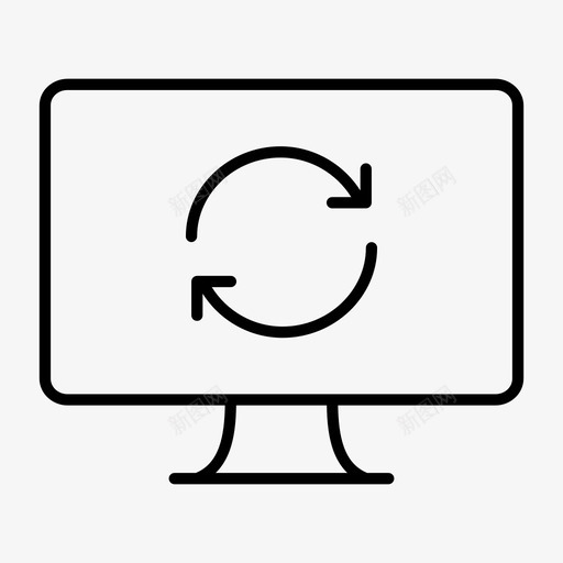 同步监视器计算机屏幕显示计算机图标svg_新图网 https://ixintu.com pc监视器 个人计算机 同步监视器 屏幕通知 显示计算机 监视器 计算机屏幕