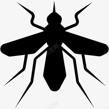 蚊子叮咬虫子图标图标