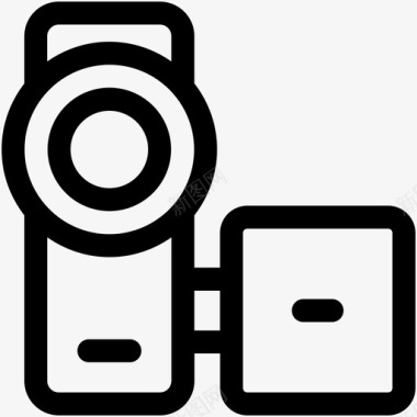 摄像机便携式摄像机录像机图标图标