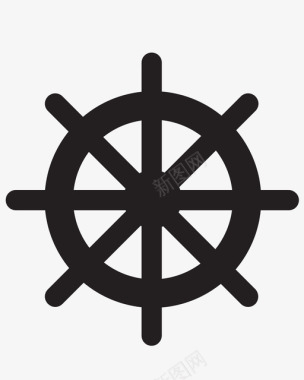舵手船海军图标图标