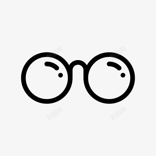 眼镜教育智力图标svg_新图网 https://ixintu.com 学习 教育 智力 眼镜 规格