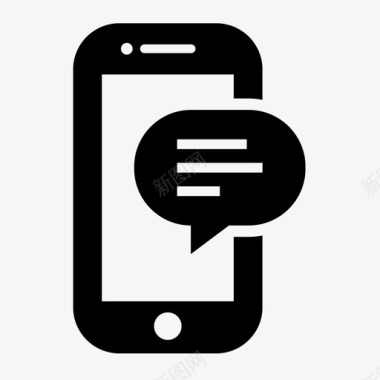 智能手机聊天短信iphonemessenger图标图标