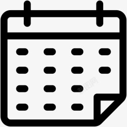 服务挂历日历日期时间表图标高清图片