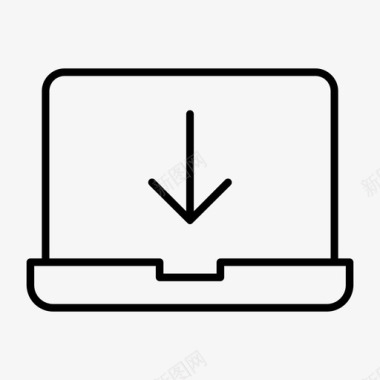 笔记本笔记本电脑界面笔记本电脑屏幕图标图标