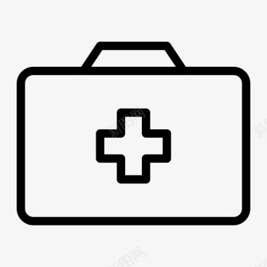 急救箱医疗服务图标图标