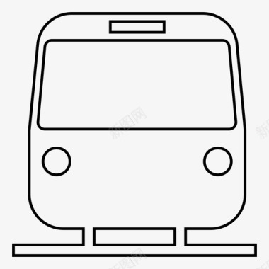 火车火车运输轨道图标图标