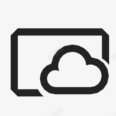 云技术云服务移动屏幕图标图标