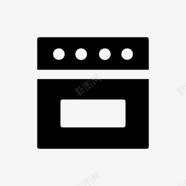 烤箱厨房微波炉图标图标