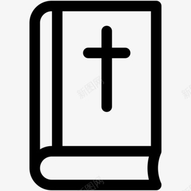 圣经基督教宗教书籍图标图标
