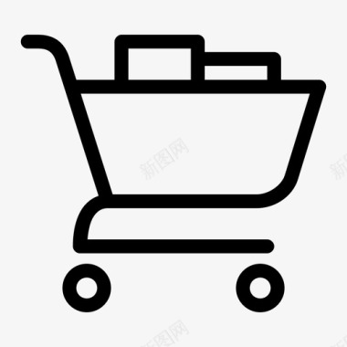 购物车杂货商品图标图标