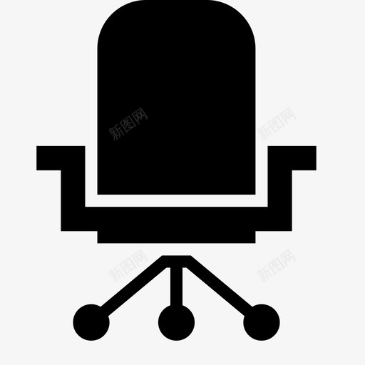 办公椅电脑办公桌图标svg_新图网 https://ixintu.com 办公桌 办公椅 工作 物品字形 电脑