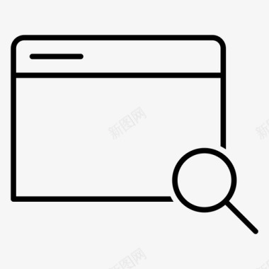 搜索浏览器窗口网页图标图标