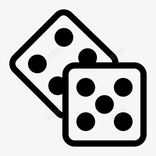 掷骰子下注和赢游戏开始图标svg_新图网 https://ixintu.com 2 下注和赢 你的运气 掷骰子 游戏区 游戏开始 游戏桌 赌博 赌场