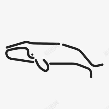 弓头鲸海洋图标图标