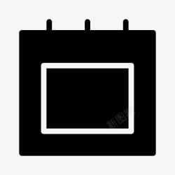 办公室素描日历商务桌面图标高清图片