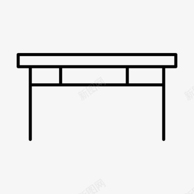 桌子设备家具图标图标
