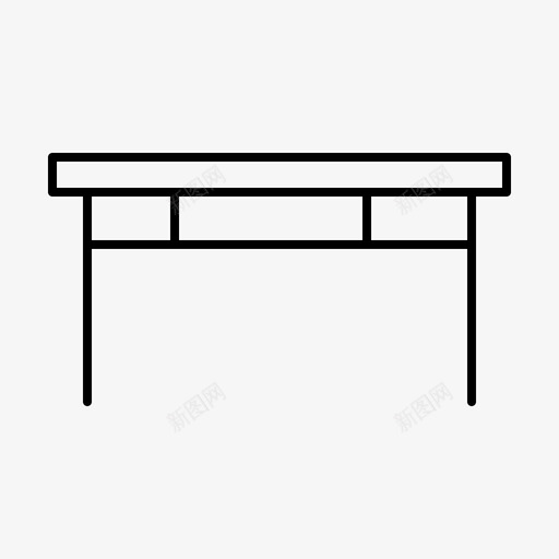 桌子设备家具图标svg_新图网 https://ixintu.com 内务 家具 家居 桌子 设备