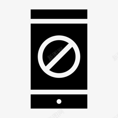 手机已阻止手机设备图标图标