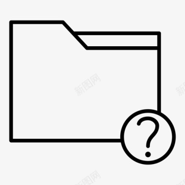 未知文件夹集合计算机文件夹图标图标