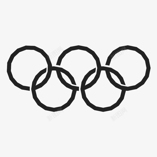 奥林匹克五环奥林匹克运动会体育比赛图标svg_新图网 https://ixintu.com 体育比赛 奥林匹克五环 奥林匹克运动会