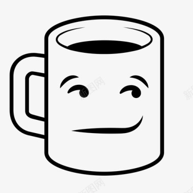 咖啡表情可爱表情图标图标