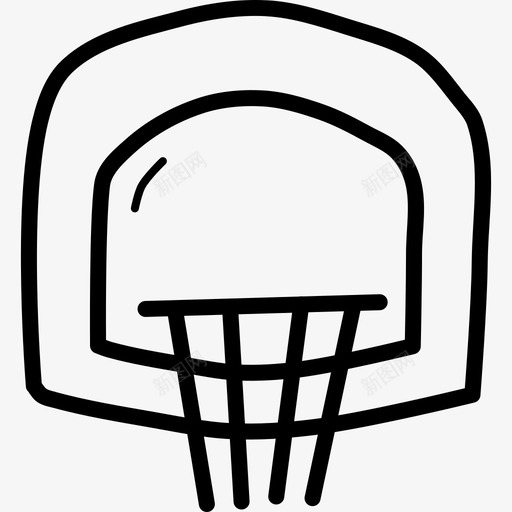 篮球圈游戏海洋图标svg_新图网 https://ixintu.com 体育手绘涂鸦 海洋 游戏 篮球圈