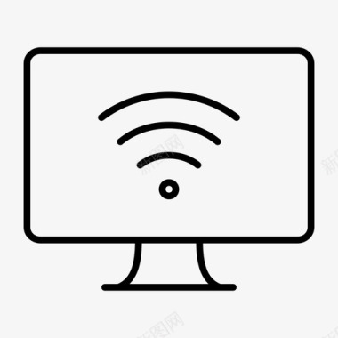 监视器wifi计算机计算机显示器图标图标