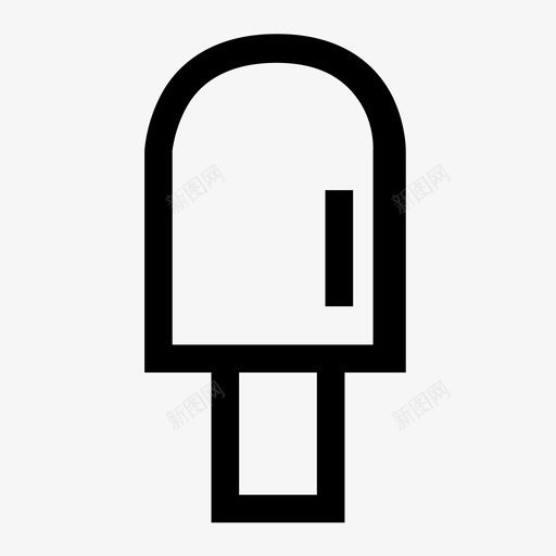冰棒奶油甜点图标svg_新图网 https://ixintu.com 冰 冰棒 奶油 甜点