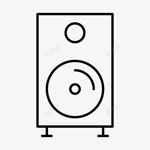 扬声器音频舞蹈图标svg_新图网 https://ixintu.com dj 扬声器 舞蹈 音乐 音频