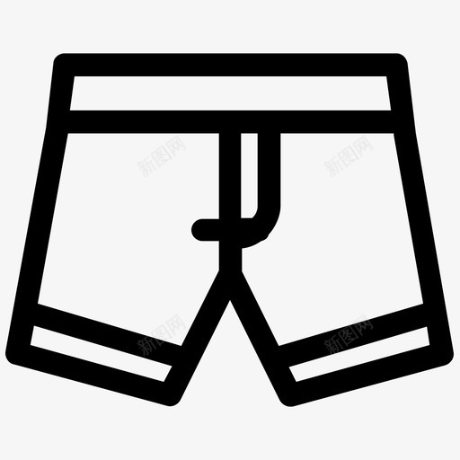 短裤运动裤游泳衣图标svg_新图网 https://ixintu.com 套装 泳裤 游泳 游泳衣 短裤 衣服 运动裤
