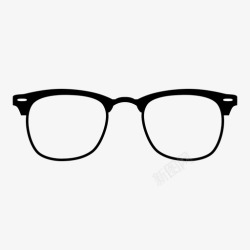 古典配件眼镜古典眼镜阅读图标高清图片