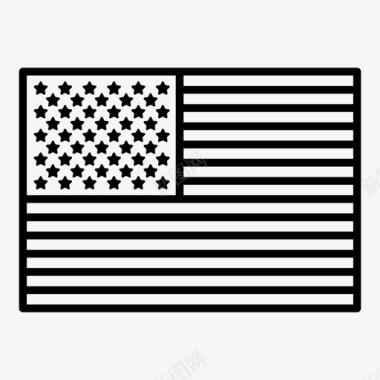 美国国旗7月4日美国图标图标