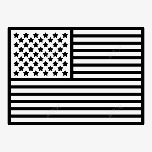 美国国旗7月4日美国图标svg_新图网 https://ixintu.com 7月4日 独立日 独立日大纲 美国 美国国旗