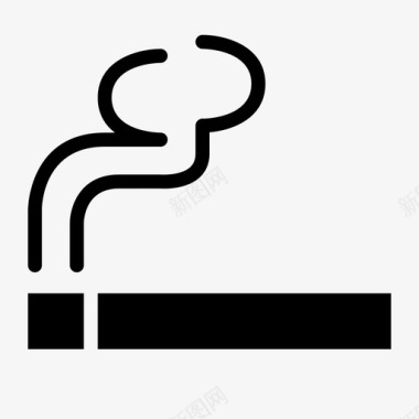 吸烟癌症香烟图标图标