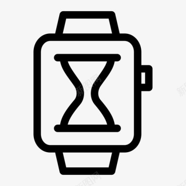 智能手表加载苹果智能手表时钟图标图标