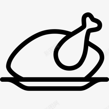 鸡肉菜吃图标图标