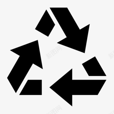 回收环境绿色图标图标