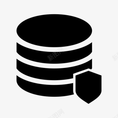 数据库安全屏蔽服务器图标图标