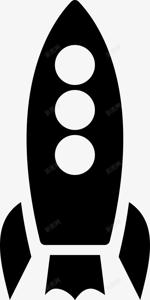 火箭飞船固体图标svg_新图网 https://ixintu.com 固体 太空 火箭 运输 运输固体收集 飞船