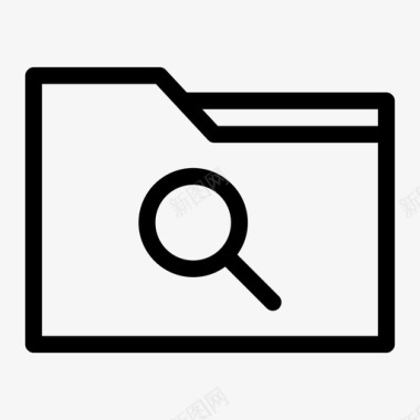 文件夹查找计算机文件夹数据存储图标图标