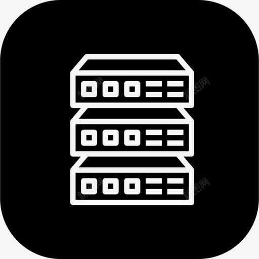 服务器以太网网络图标svg_新图网 https://ixintu.com 交换机 以太网 无线 服务器 端口 网络 网络和共享瓦片的区别