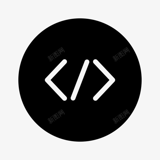 软件开发编码数据图标svg_新图网 https://ixintu.com 数据 服务器 编码 软件开发