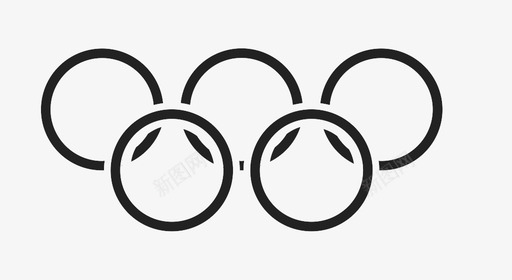 奥运会五环奥林匹克标志图标svg_新图网 https://ixintu.com 五环 奥林匹克标志 奥运会
