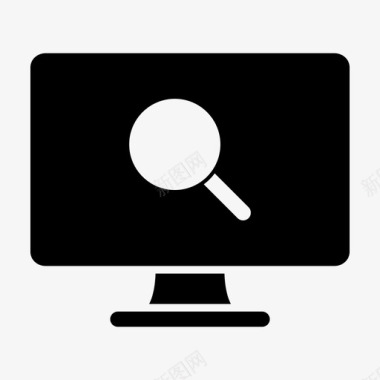 监视器查找计算机监视器计算机屏幕图标图标